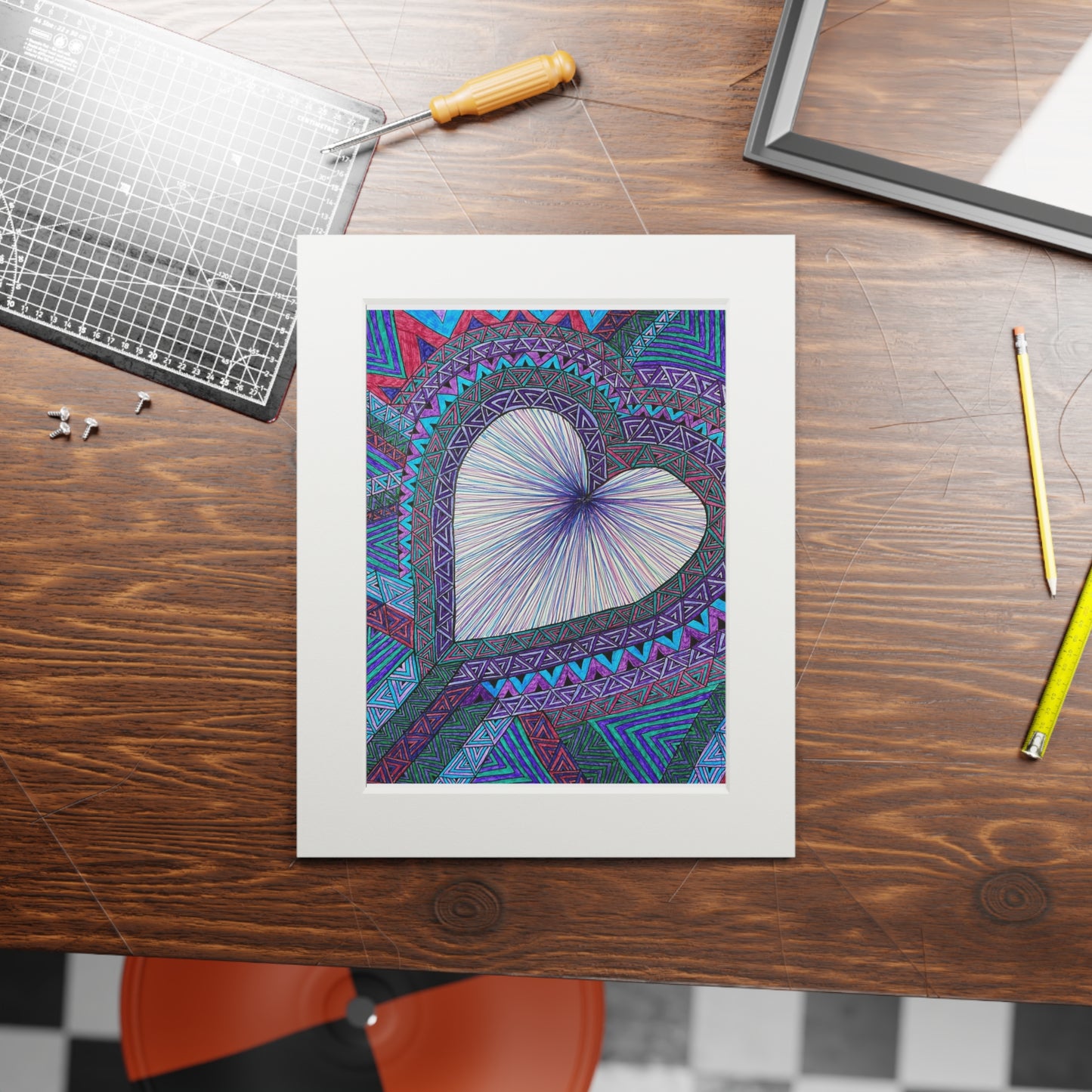 Fine Art Prints (Passepartout Paper Frame)