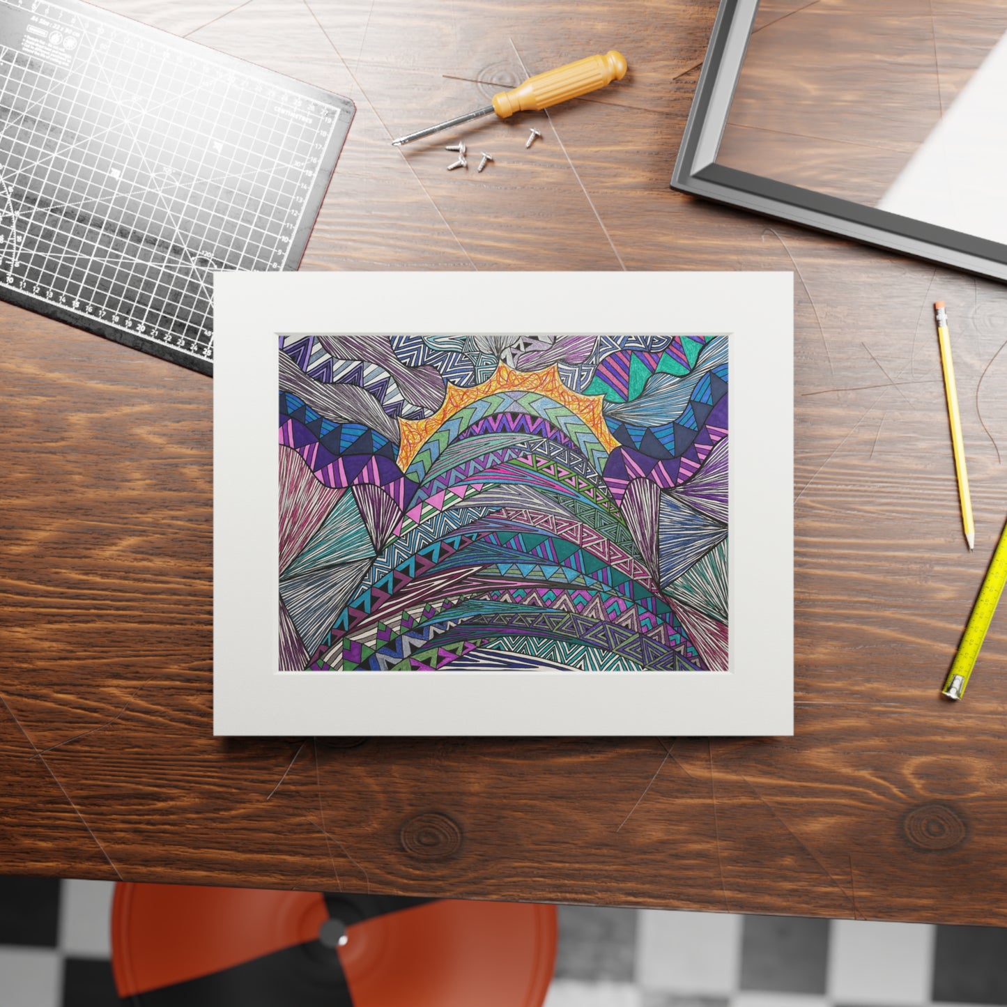Fine Art Prints (Passepartout Paper Frame)