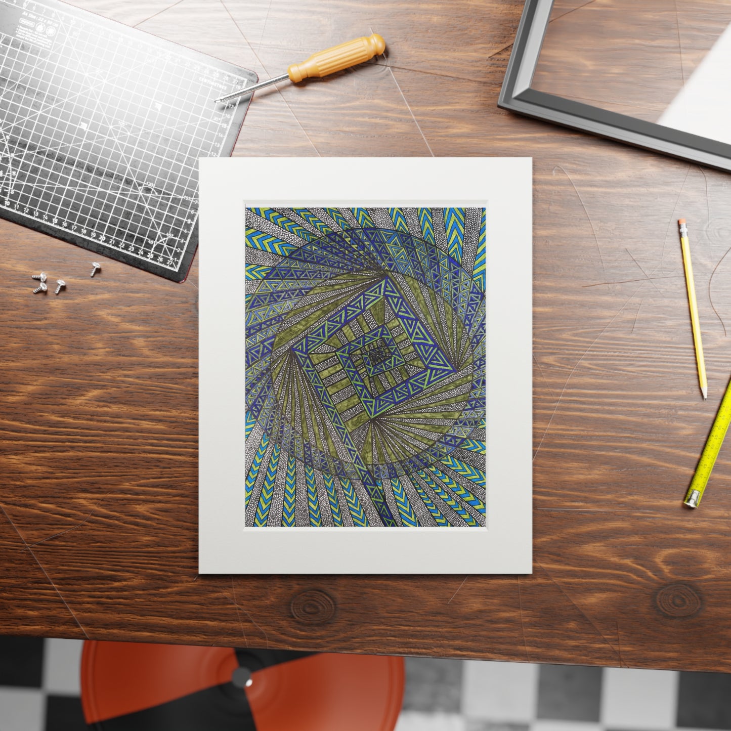 Fine Art Prints (Passepartout Paper Frame)
