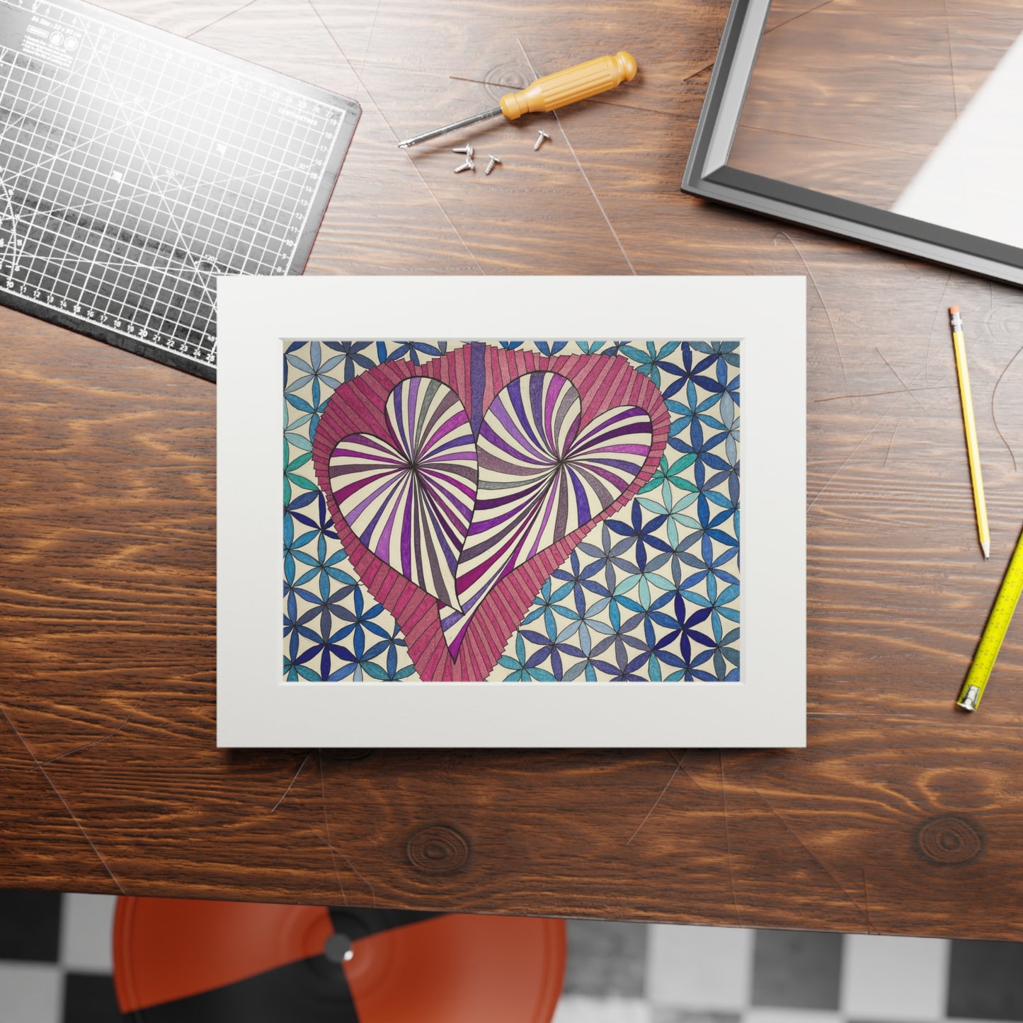 Fine Art Prints (Passepartout Paper Frame)