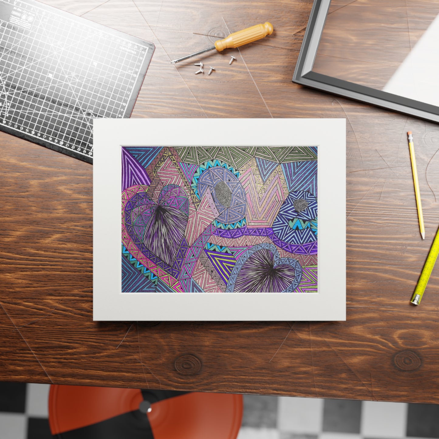 Fine Art Prints (Passepartout Paper Frame)