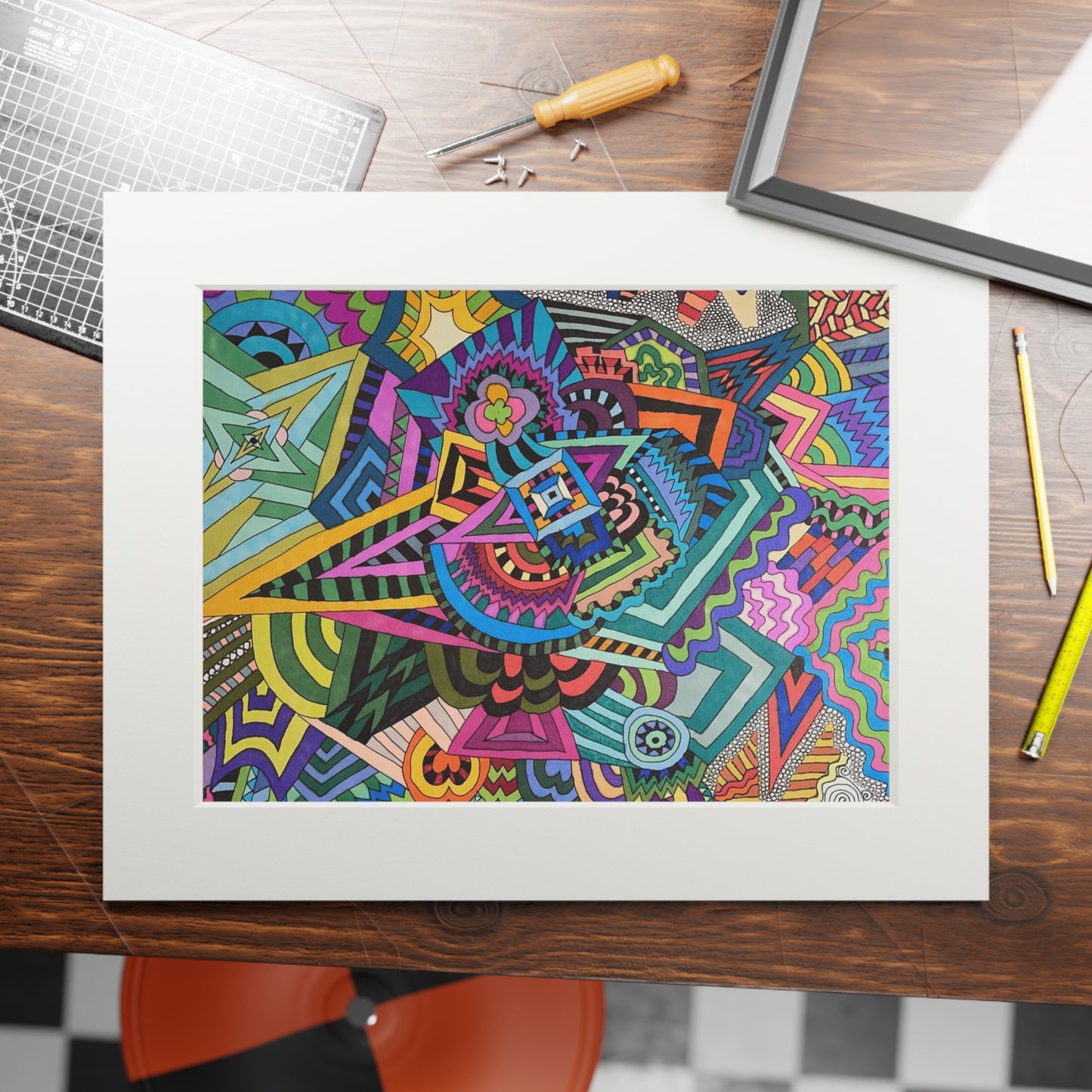 Fine Art Prints (Passepartout Paper Frame)