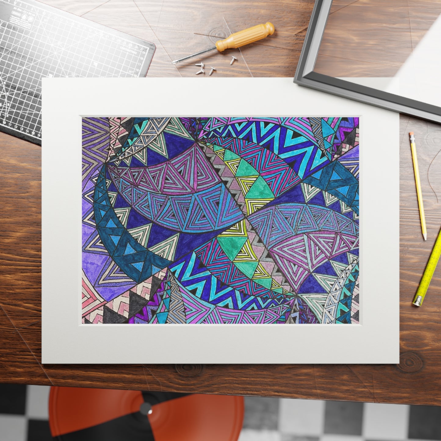 Fine Art Prints (Passepartout Paper Frame)