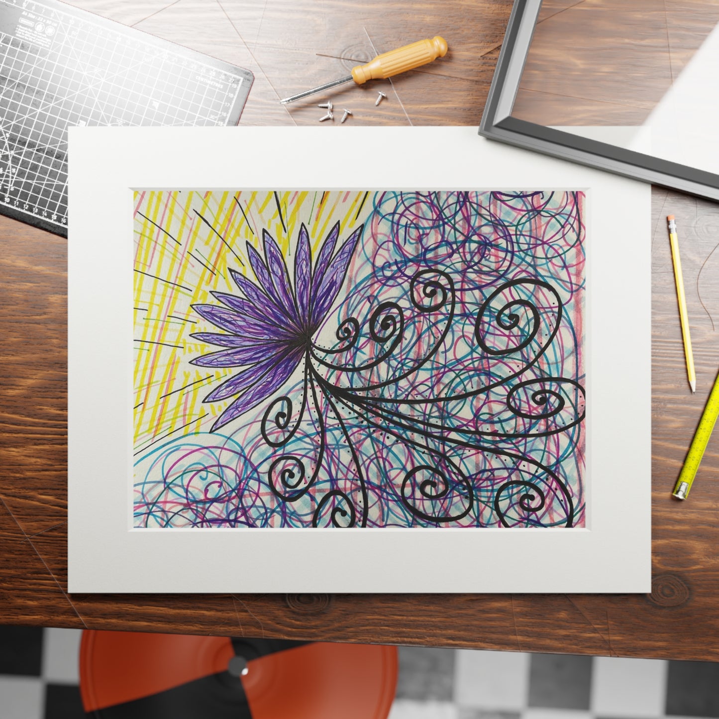 Fine Art Prints (Passepartout Paper Frame)