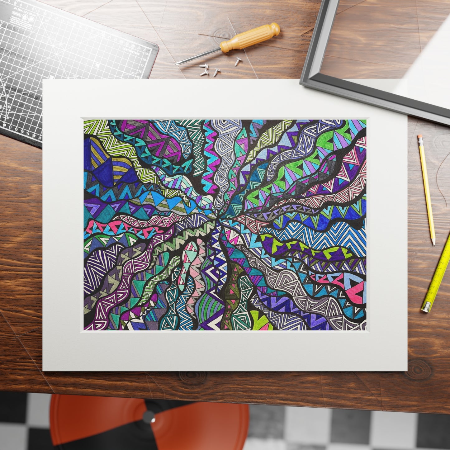 Fine Art Prints (Passepartout Paper Frame)