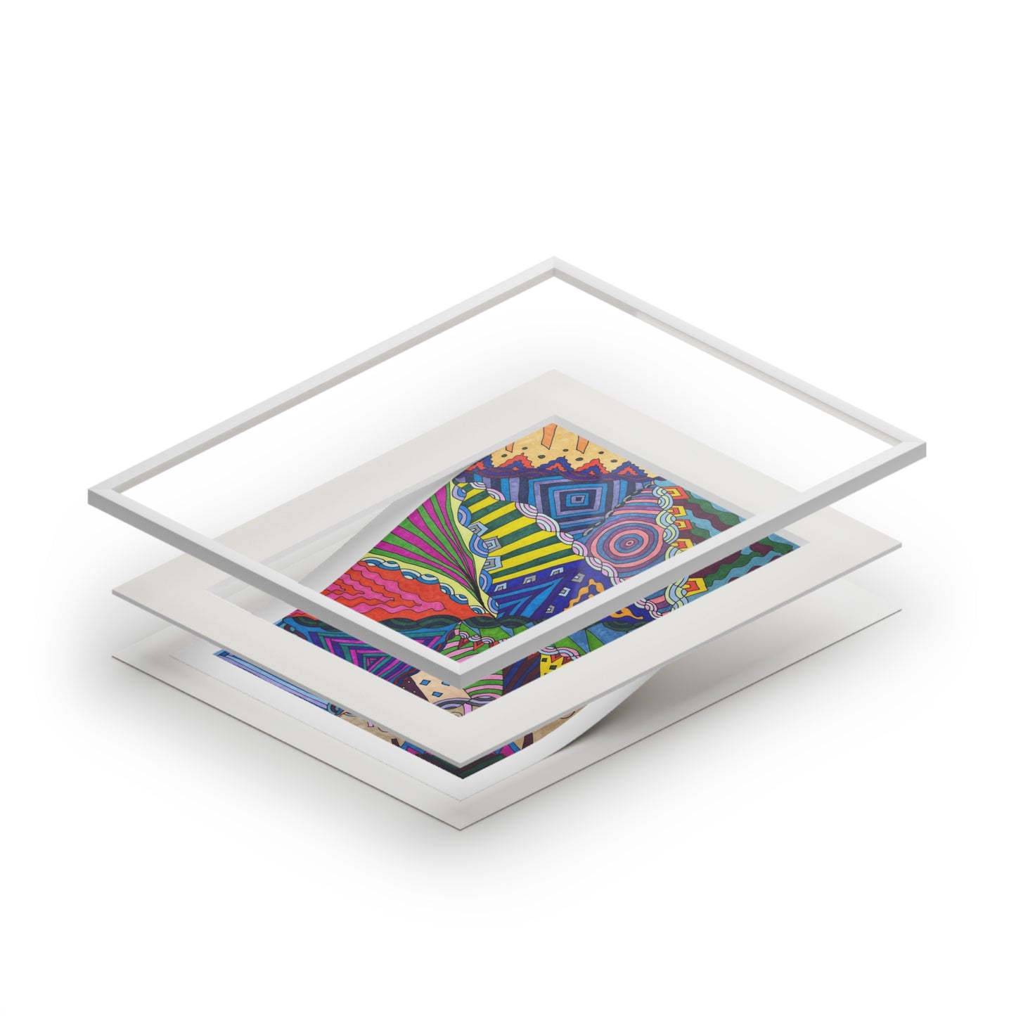 Fine Art Prints (Passepartout Paper Frame)