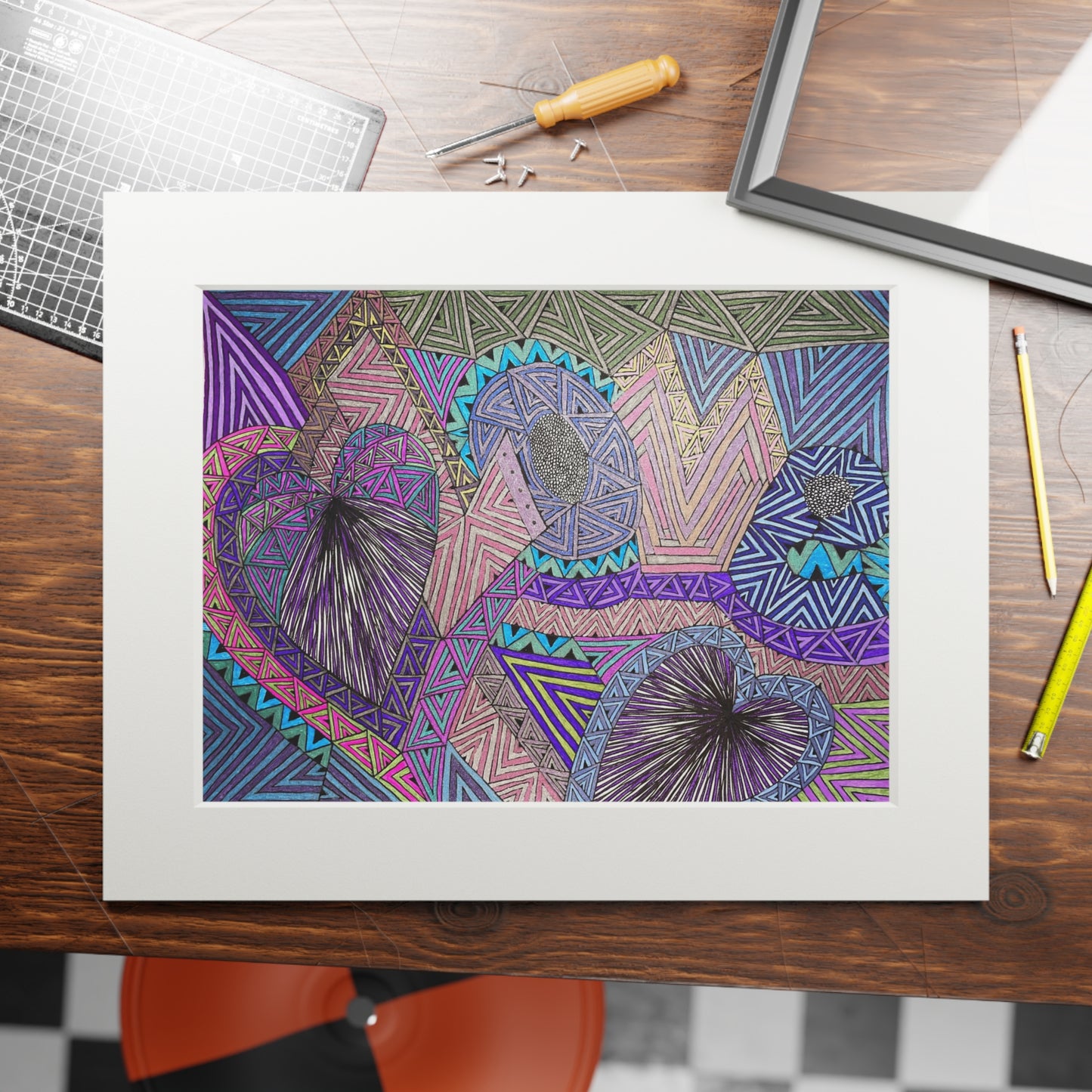 Fine Art Prints (Passepartout Paper Frame)