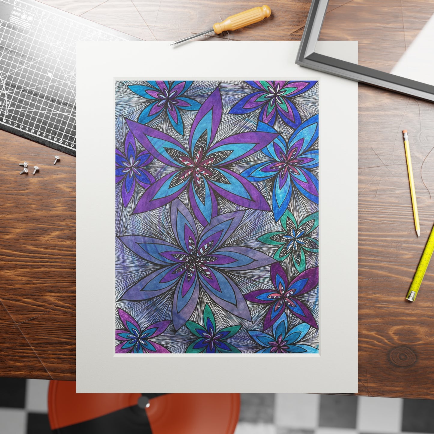 Fine Art Prints (Passepartout Paper Frame)