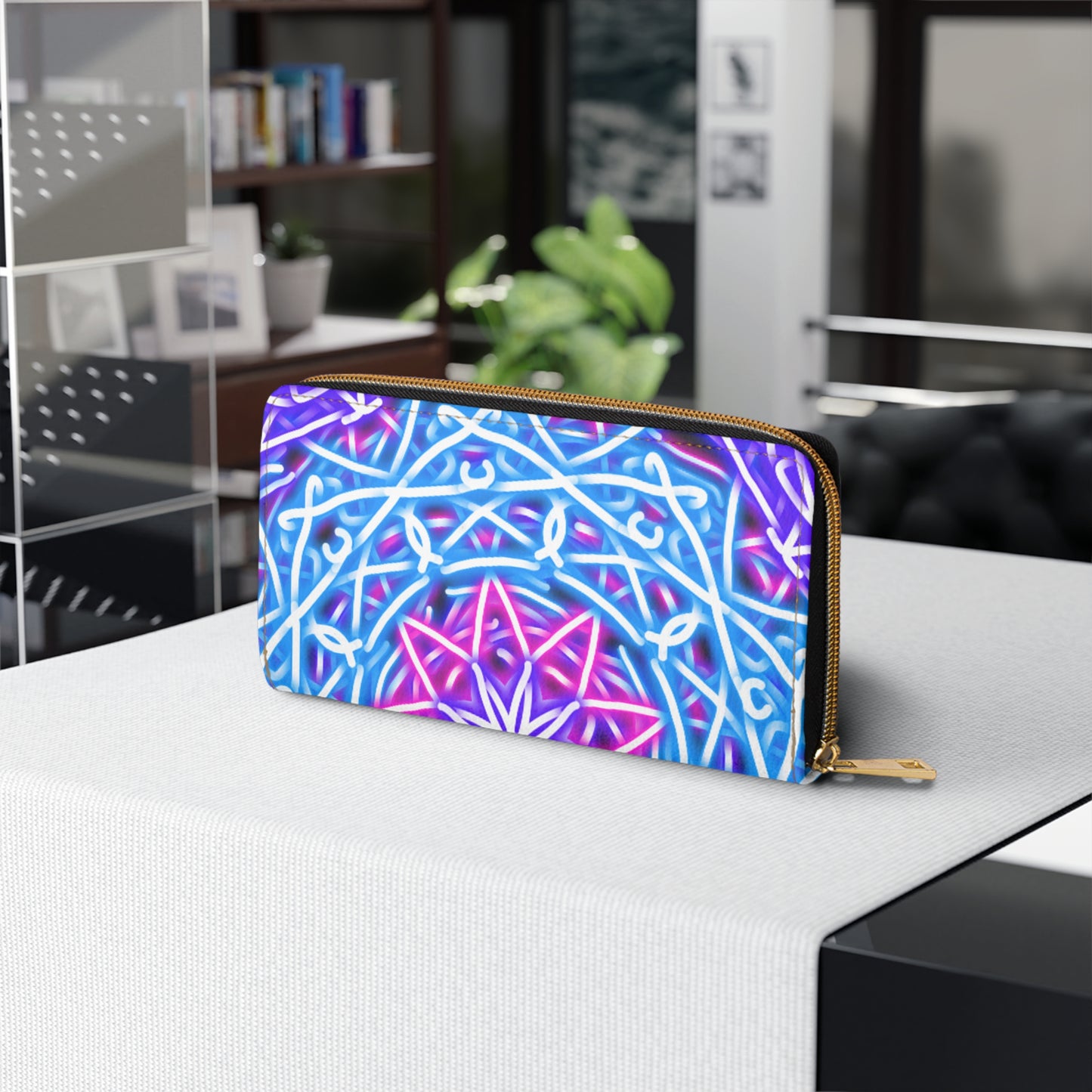 Kaleidoscope design Zipper Wallet