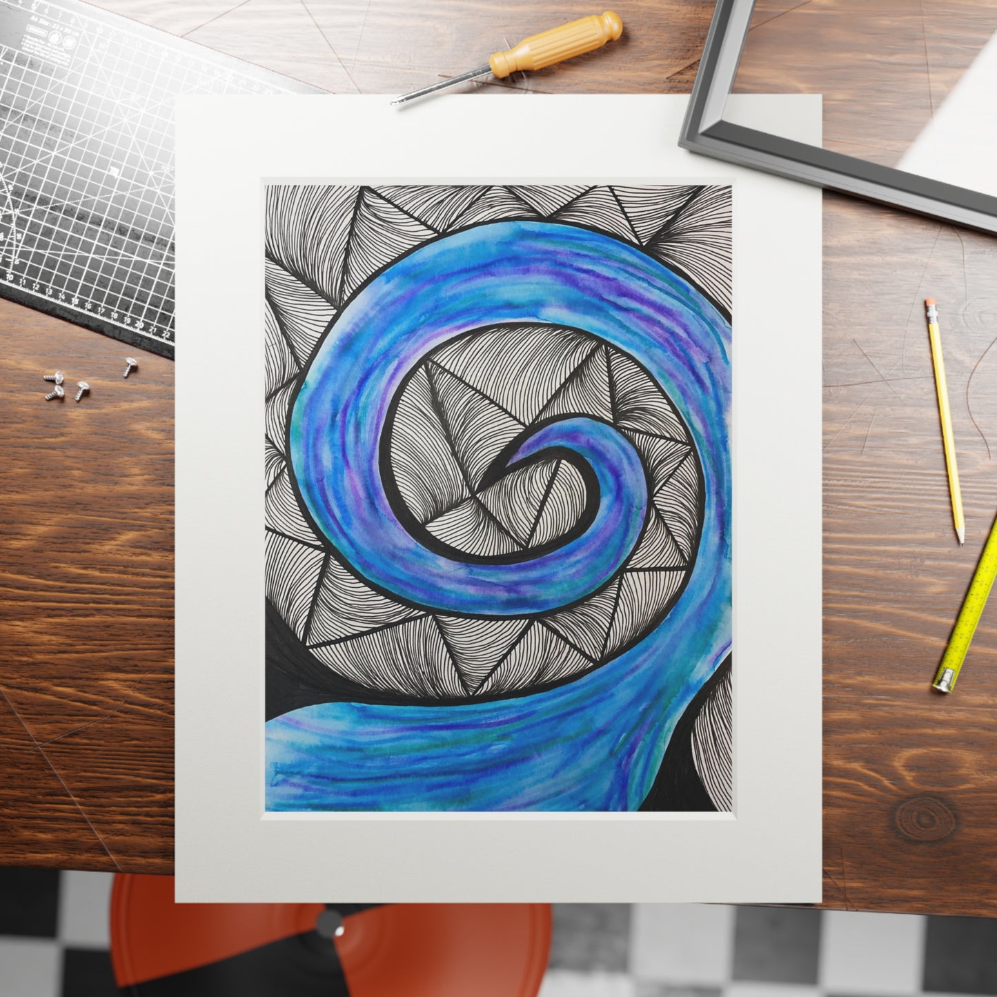 Fine Art Prints (Passepartout Paper Frame)