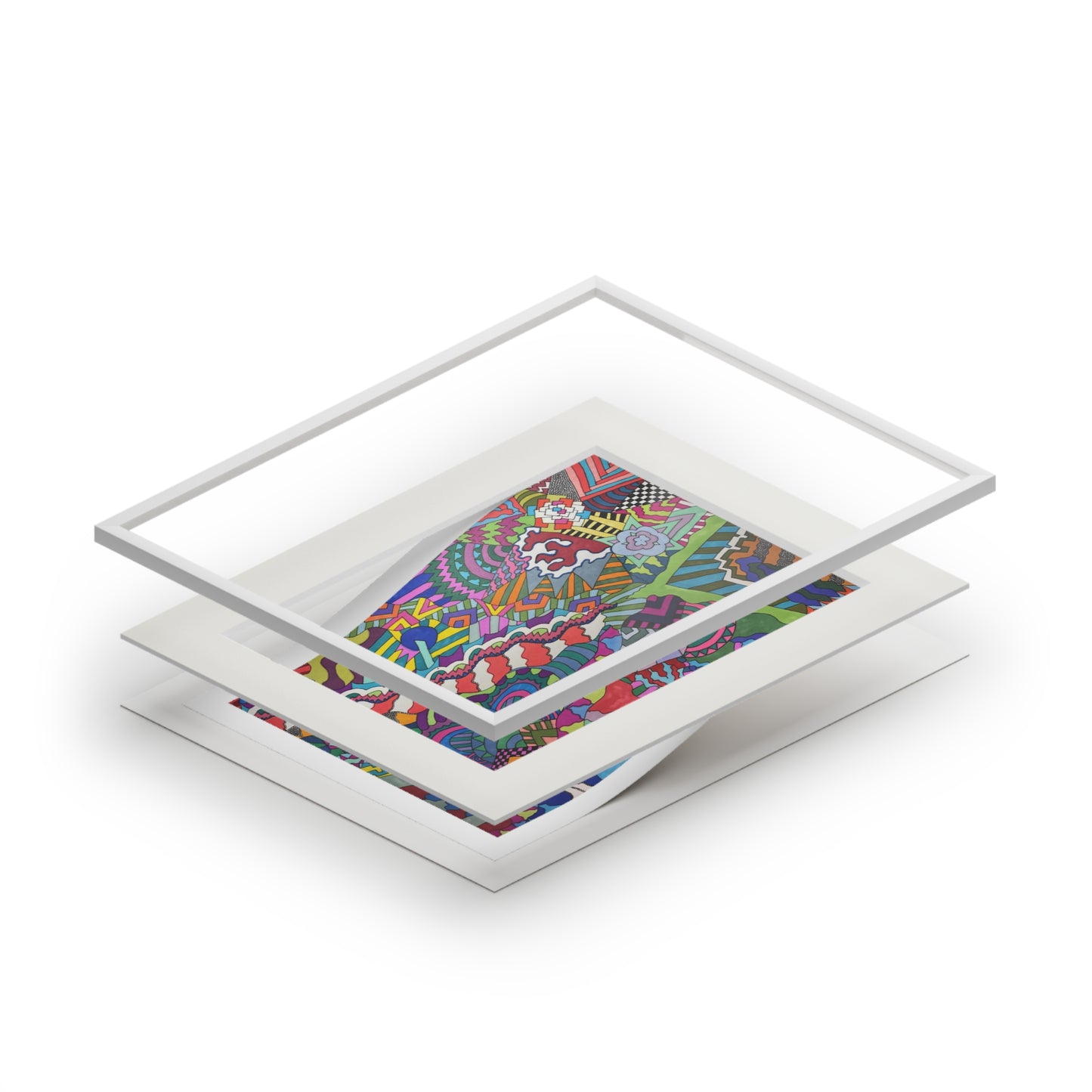 Fine Art Prints (Passepartout Paper Frame)