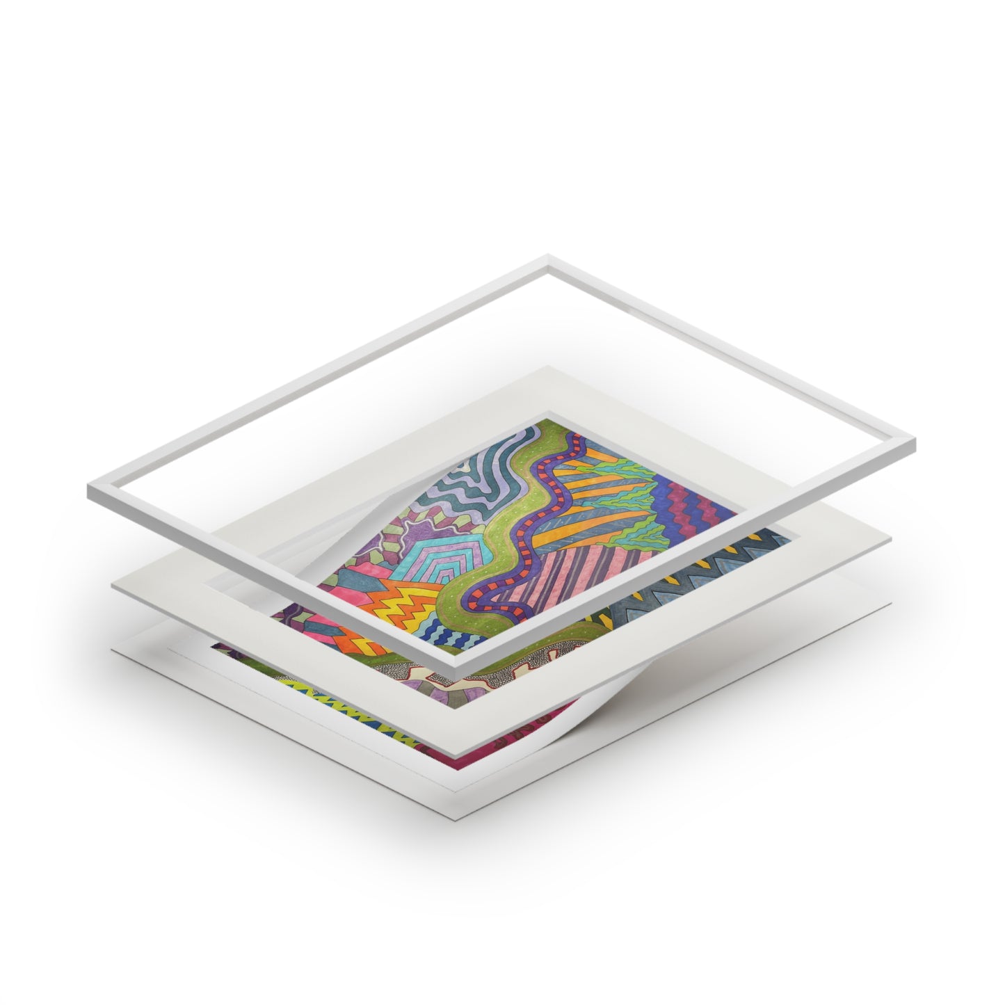 Fine Art Prints (Passepartout Paper Frame)