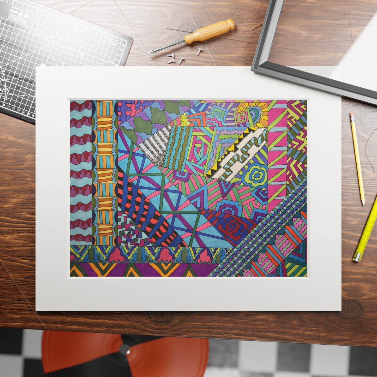 Fine Art Prints (Passepartout Paper Frame)