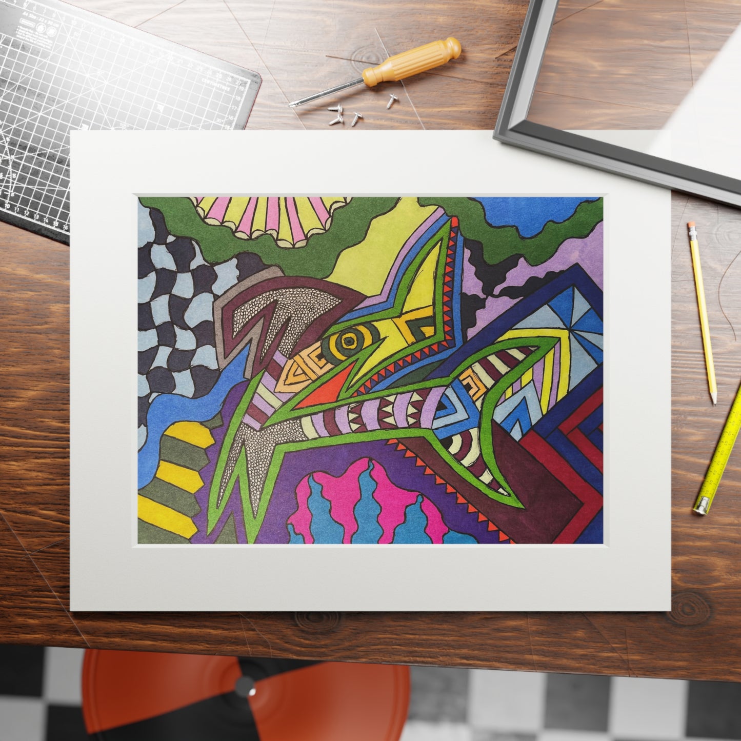 Fine Art Prints (Passepartout Paper Frame)