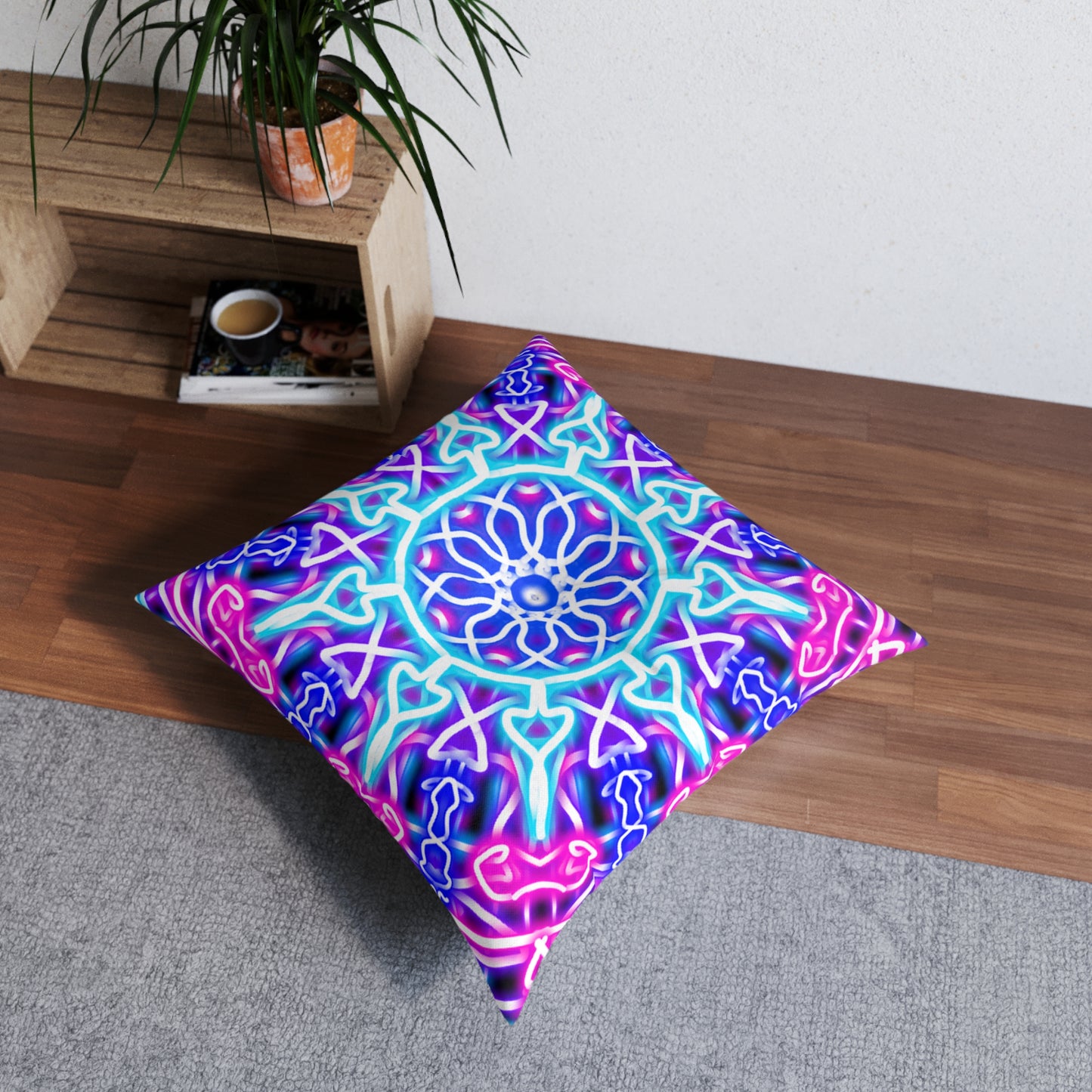 Tufted Floor Pillow, Square