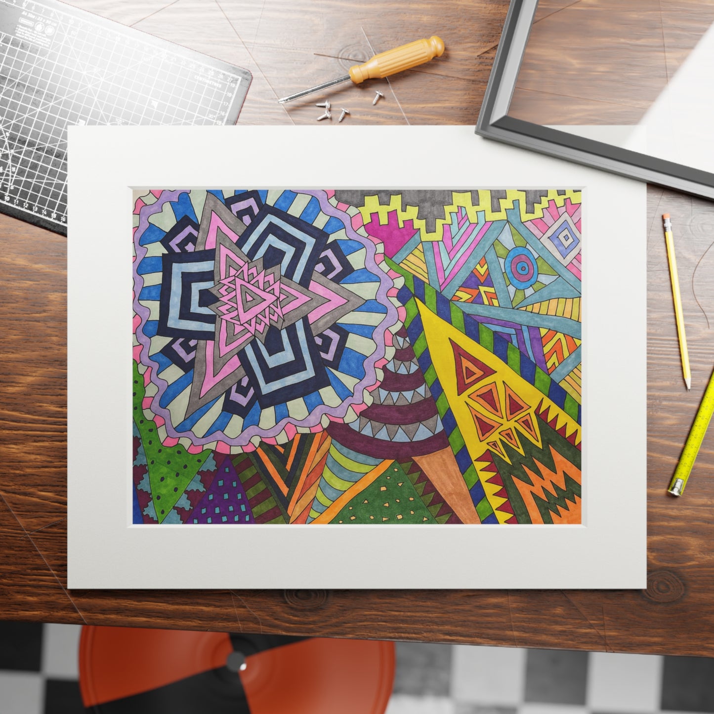 Fine Art Prints (Passepartout Paper Frame)
