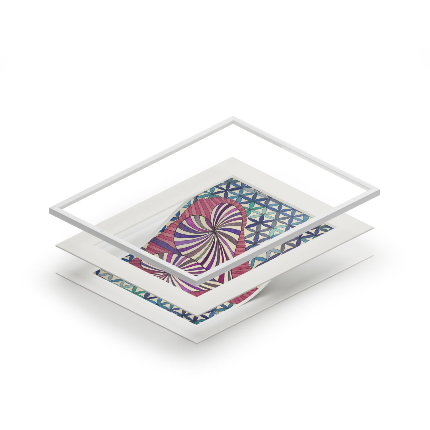 Fine Art Prints (Passepartout Paper Frame)