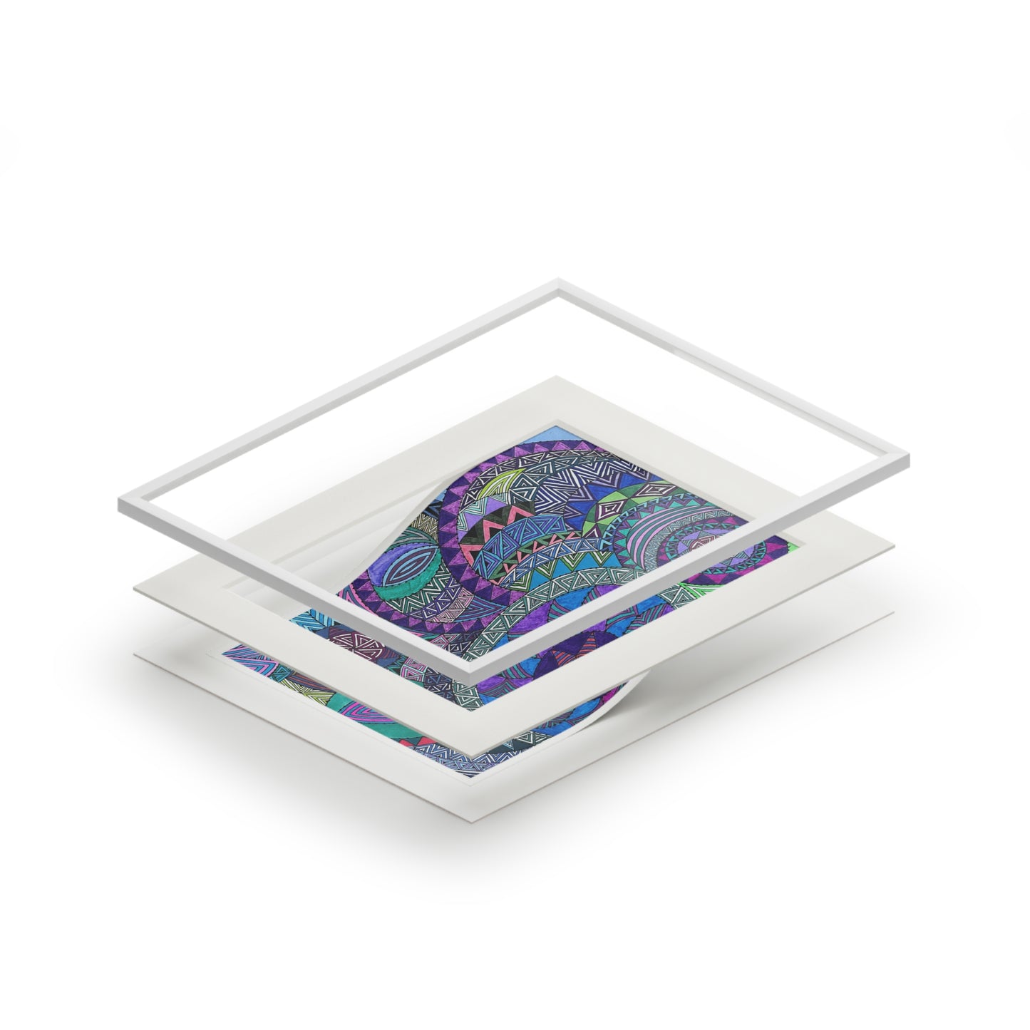 Fine Art Prints (Passepartout Paper Frame)