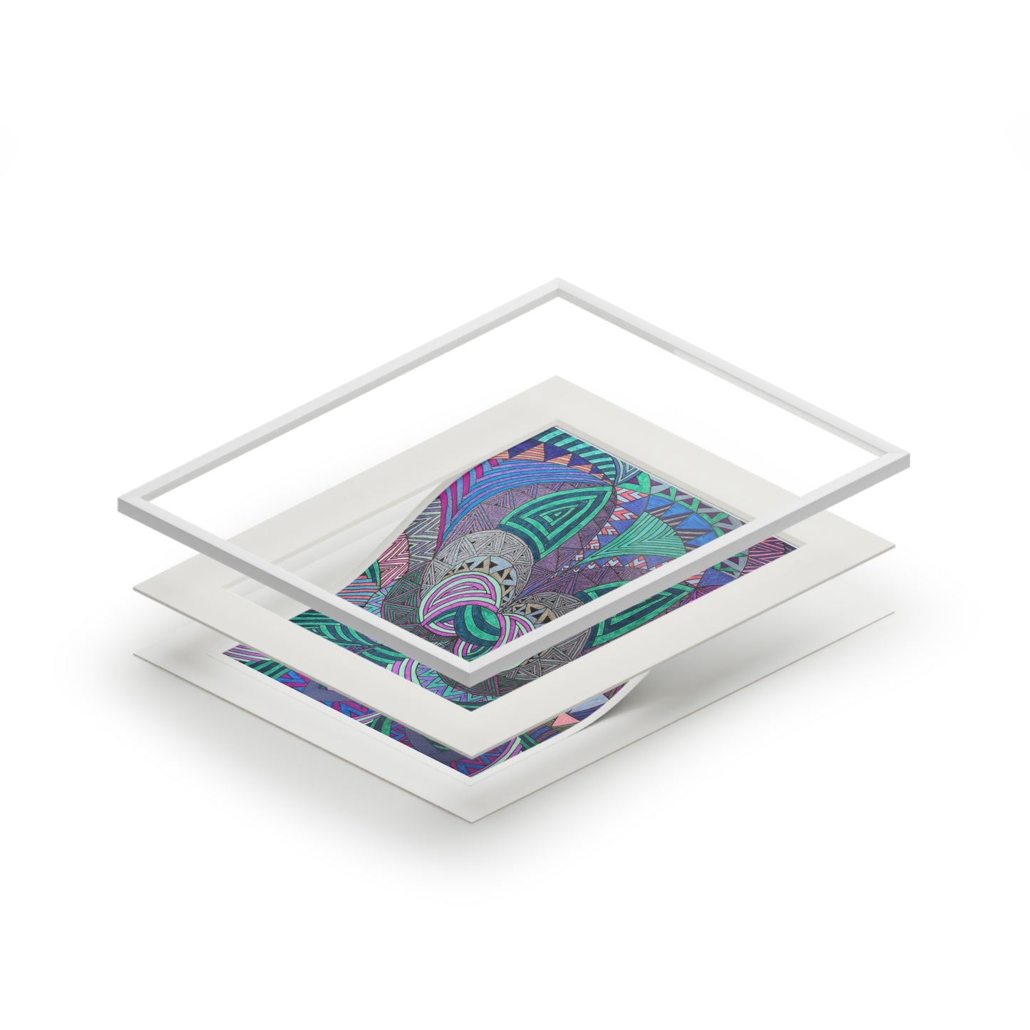Fine Art Prints (Passepartout Paper Frame)