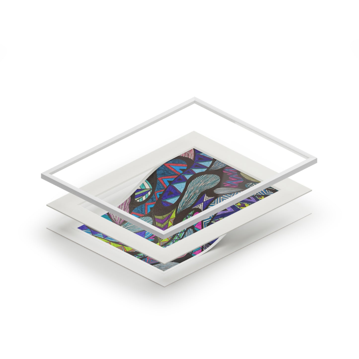 Fine Art Prints (Passepartout Paper Frame)