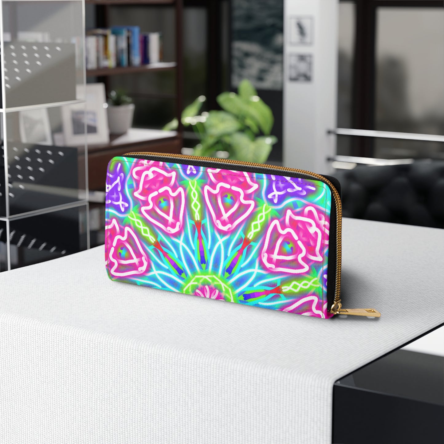 Kaleidoscopes design Zipper Wallet