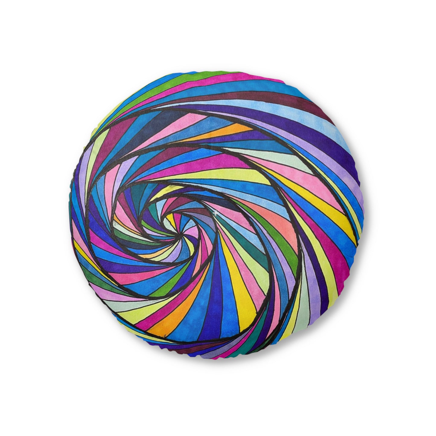 Tufted Floor Pillow, Round