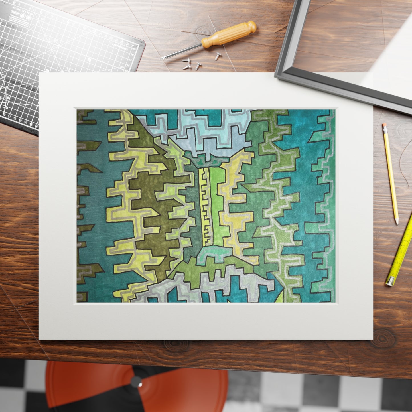 Fine Art Prints (Passepartout Paper Frame)