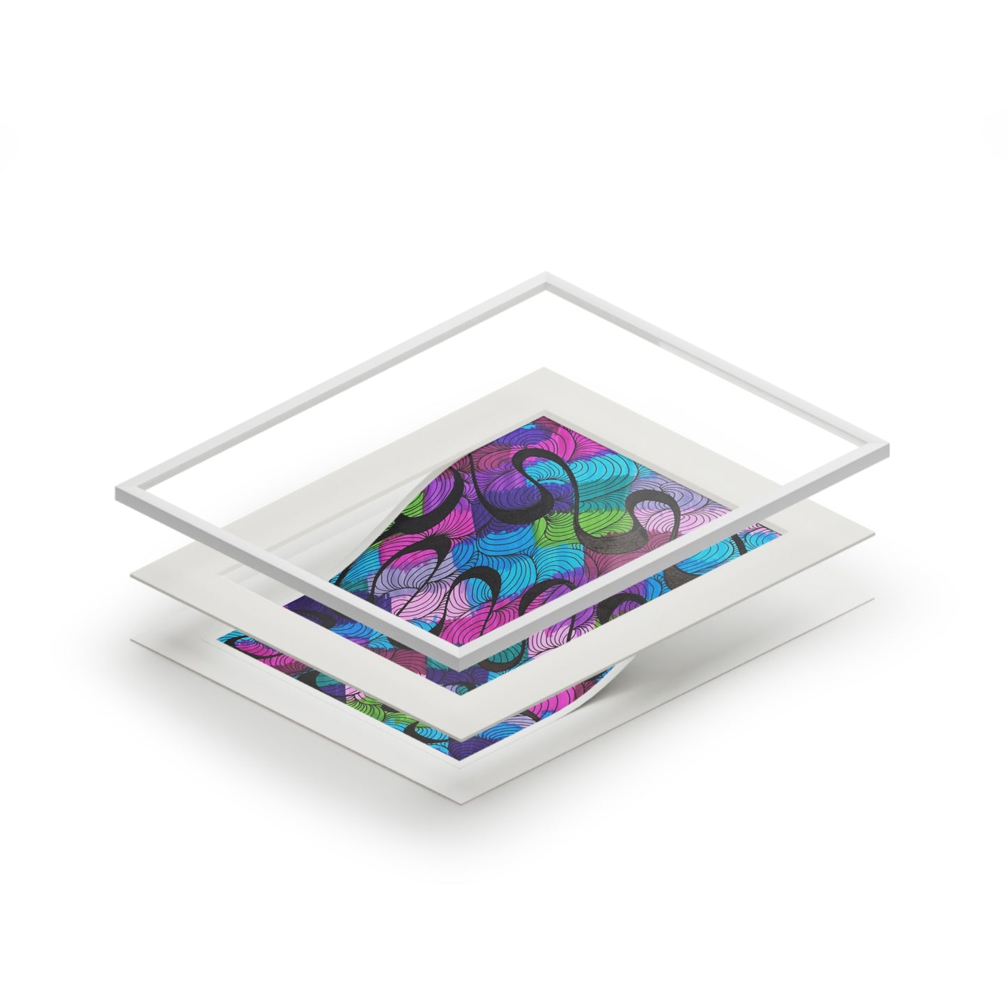 Fine Art Prints (Passepartout Paper Frame)