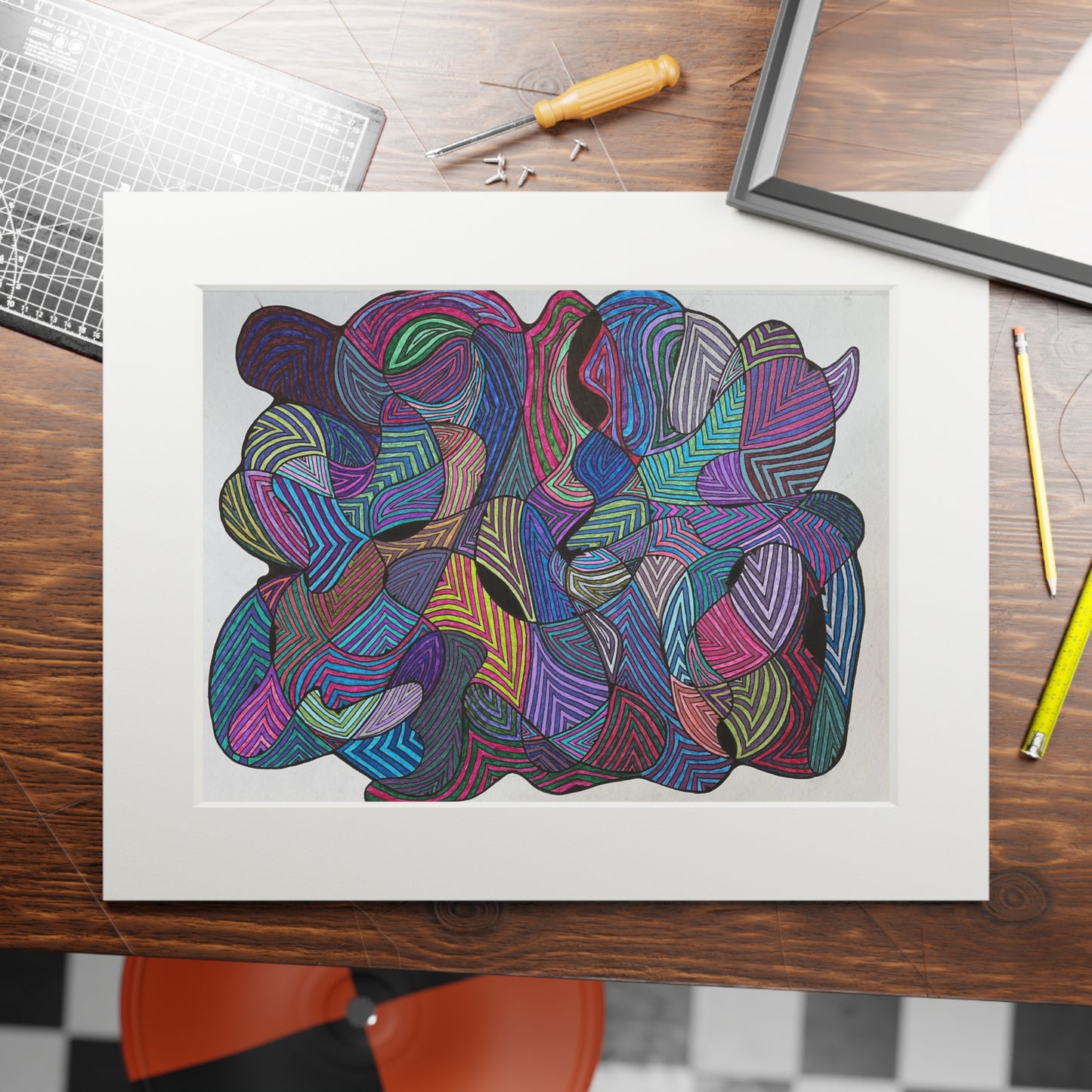 Fine Art Prints (Passepartout Paper Frame)