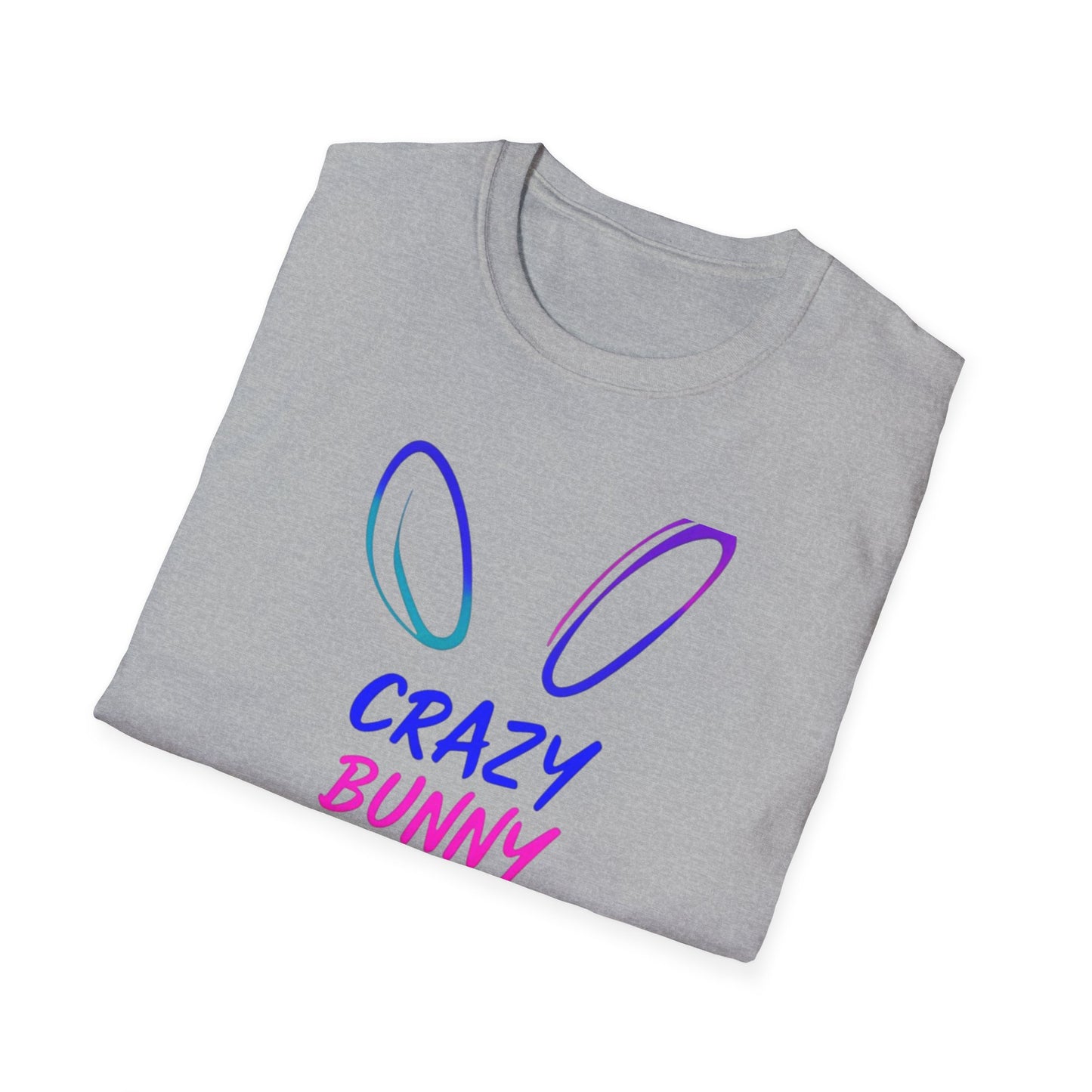 Crazy Bunny Lady T-Shirt, Funny Quote Bunny Lover Tee, Rabbit Obsessed Shirt, Hilarious Bunny Graphic Top, Animal Enthusiast Gift