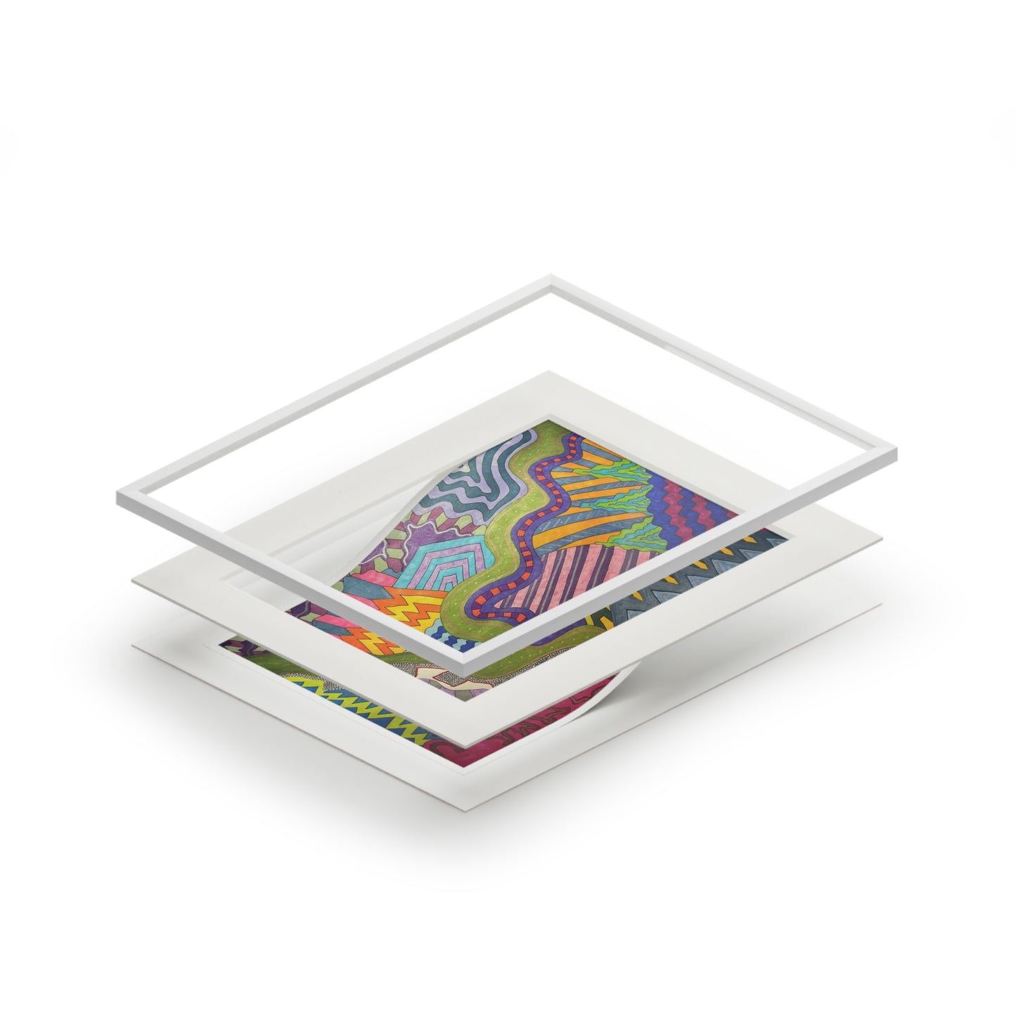 Fine Art Prints (Passepartout Paper Frame)