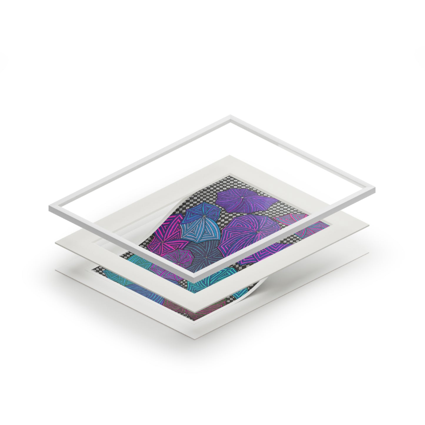 Fine Art Prints (Passepartout Paper Frame)