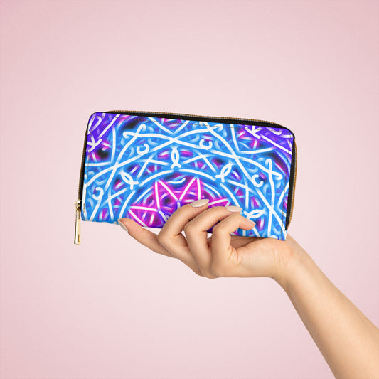 Kaleidoscope design Zipper Wallet