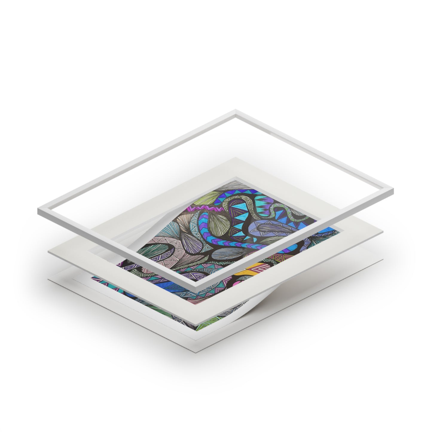 Fine Art Prints (Passepartout Paper Frame)