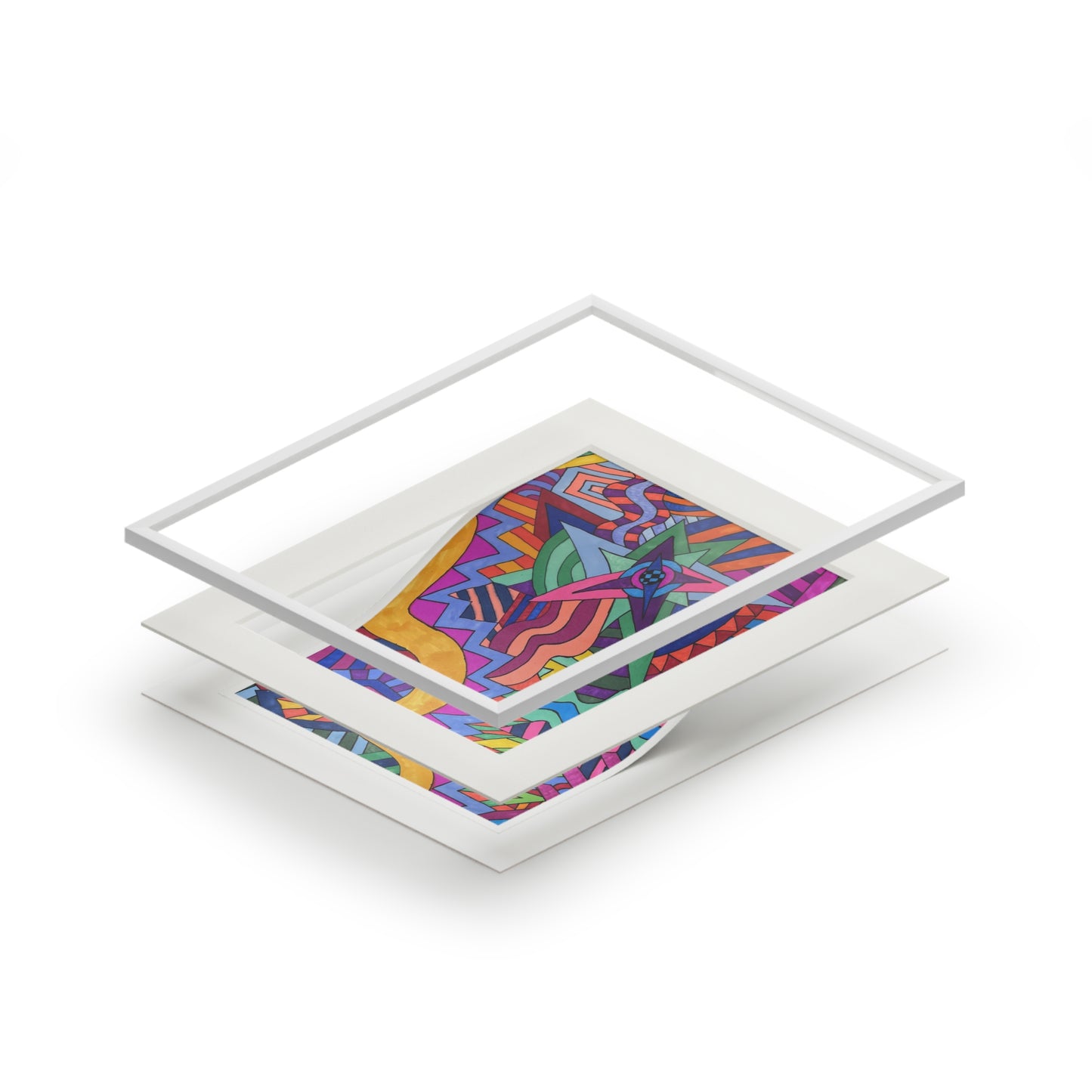 Fine Art Prints (Passepartout Paper Frame)