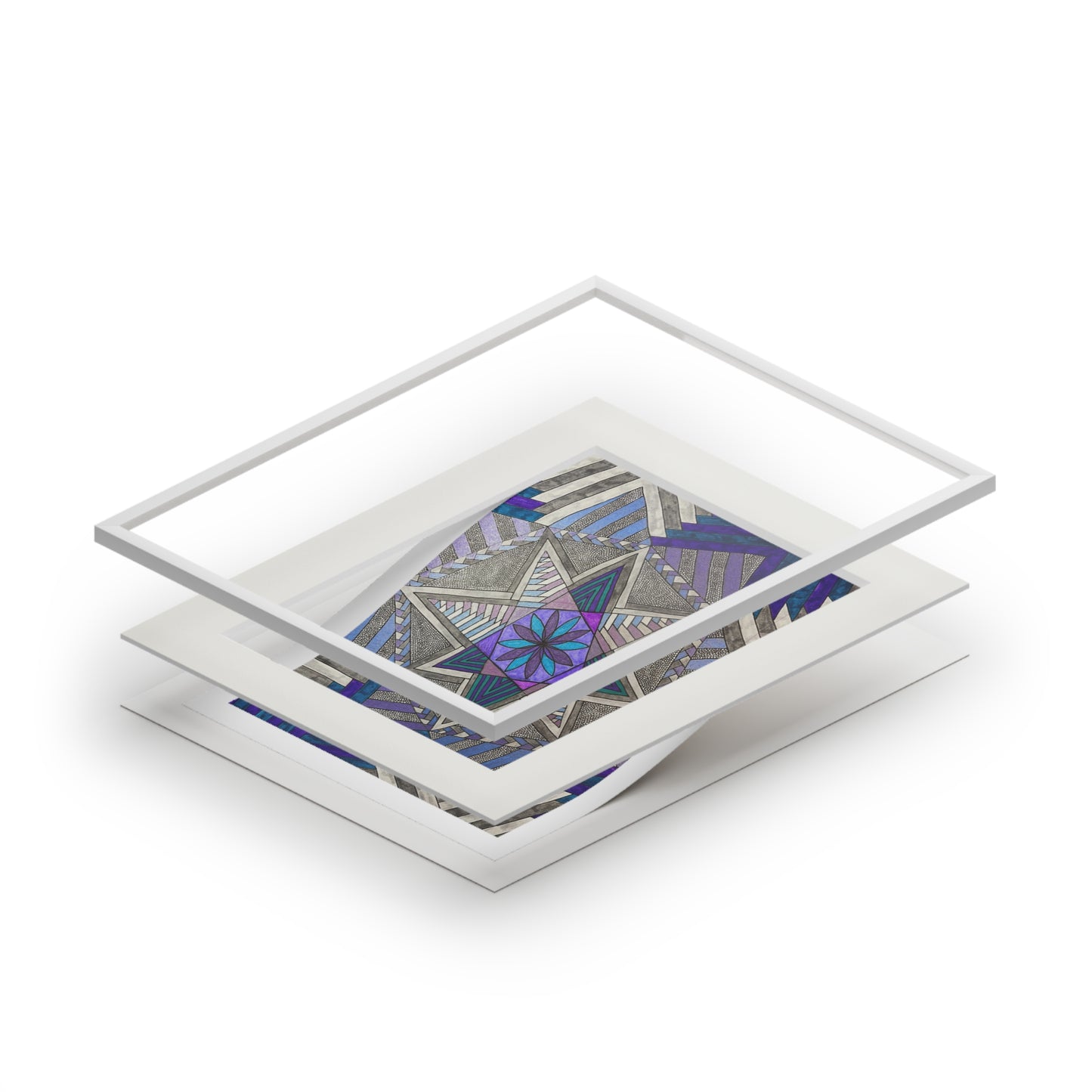 Fine Art Prints (Passepartout Paper Frame)