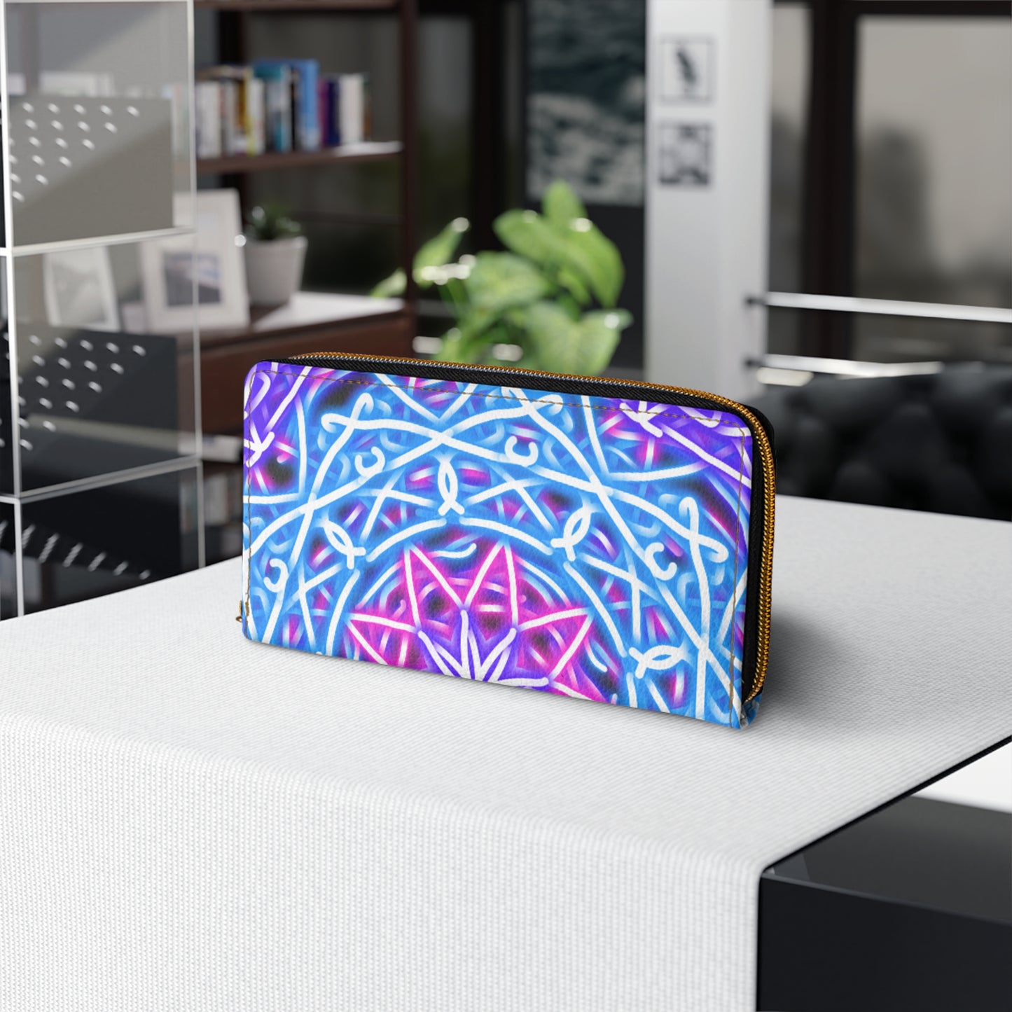Kaleidoscope design Zipper Wallet