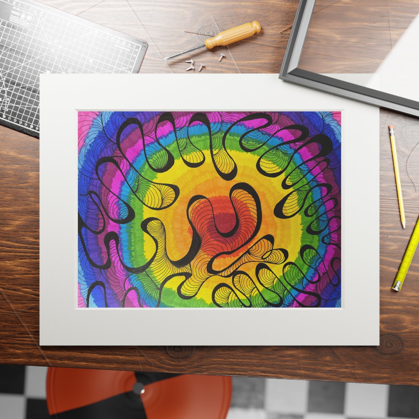 Fine Art Prints (Passepartout Paper Frame)