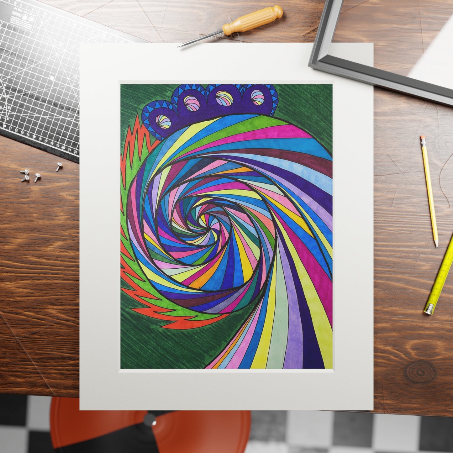 Fine Art Prints (Passepartout Paper Frame)