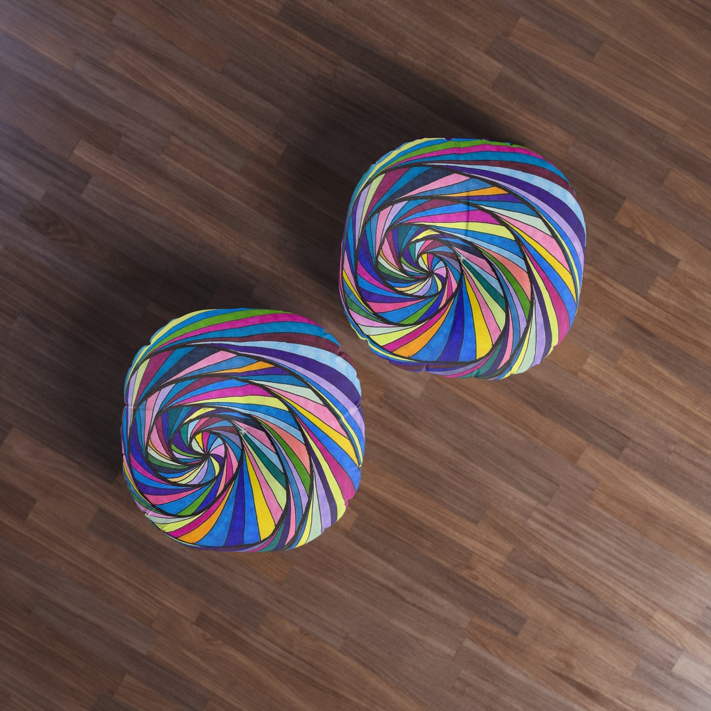 Tufted Floor Pillow, Round