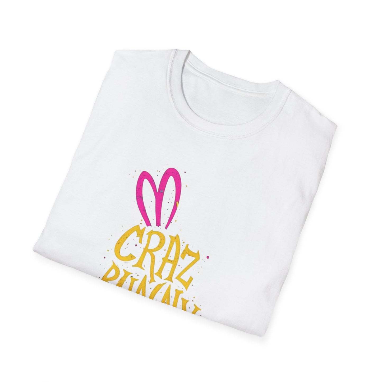 Crazy Bunny Lady T-Shirt, Funny Quote Bunny Lover Tee, Rabbit Graphic Top, Animal Obsessed Gift, Cute Bunny Shirt