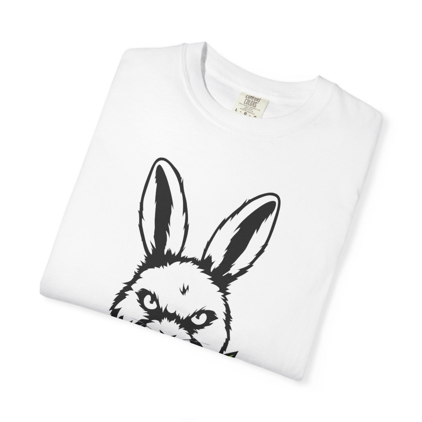 Funny Bunny Unisex T-shirt, Evil Rabbit Tee, Bunny Lover Gift, Rabbit Graphic Shirt, Animal Theme Top
