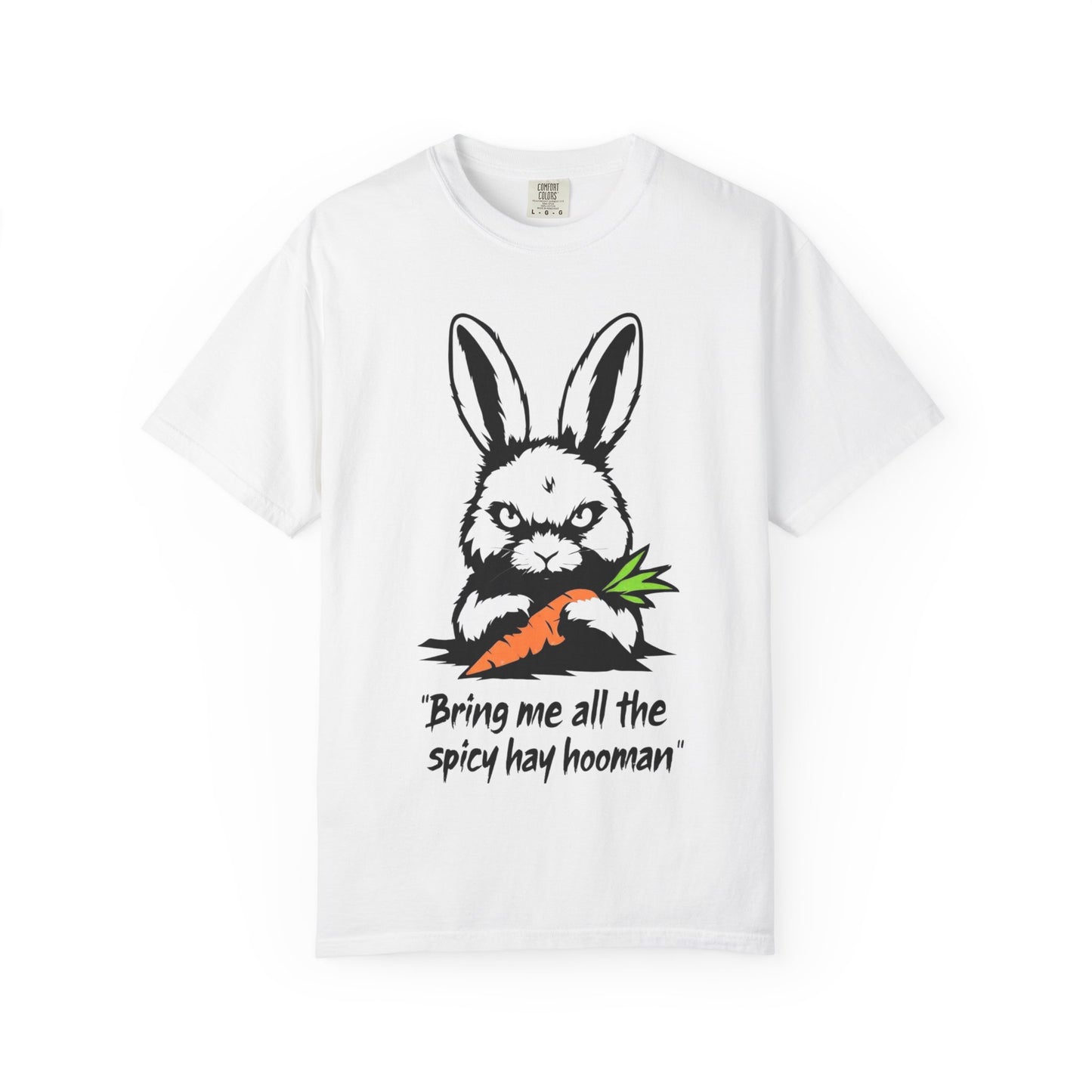 Funny Bunny Unisex T-shirt, Evil Rabbit Tee, Bunny Lover Gift, Rabbit Graphic Shirt, Animal Theme Top