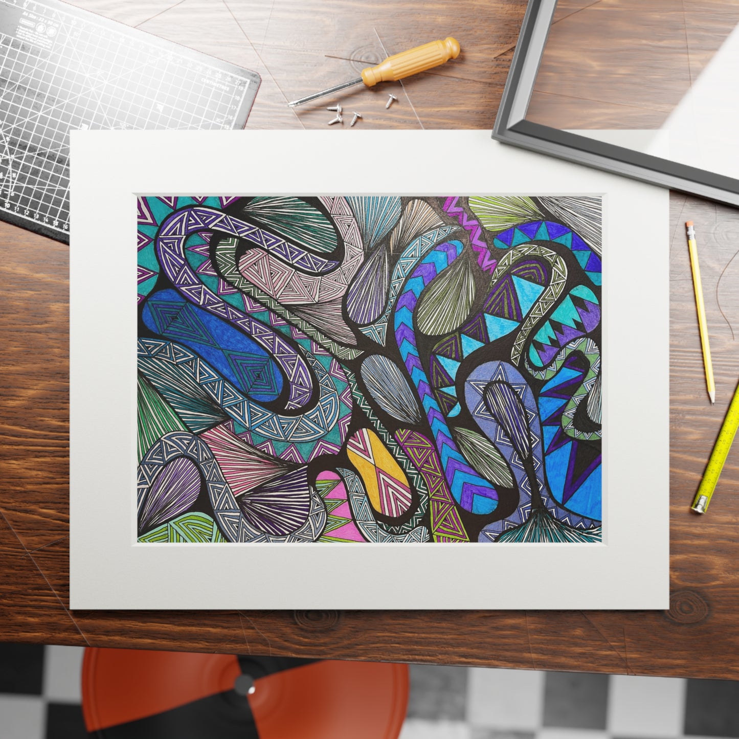 Fine Art Prints (Passepartout Paper Frame)