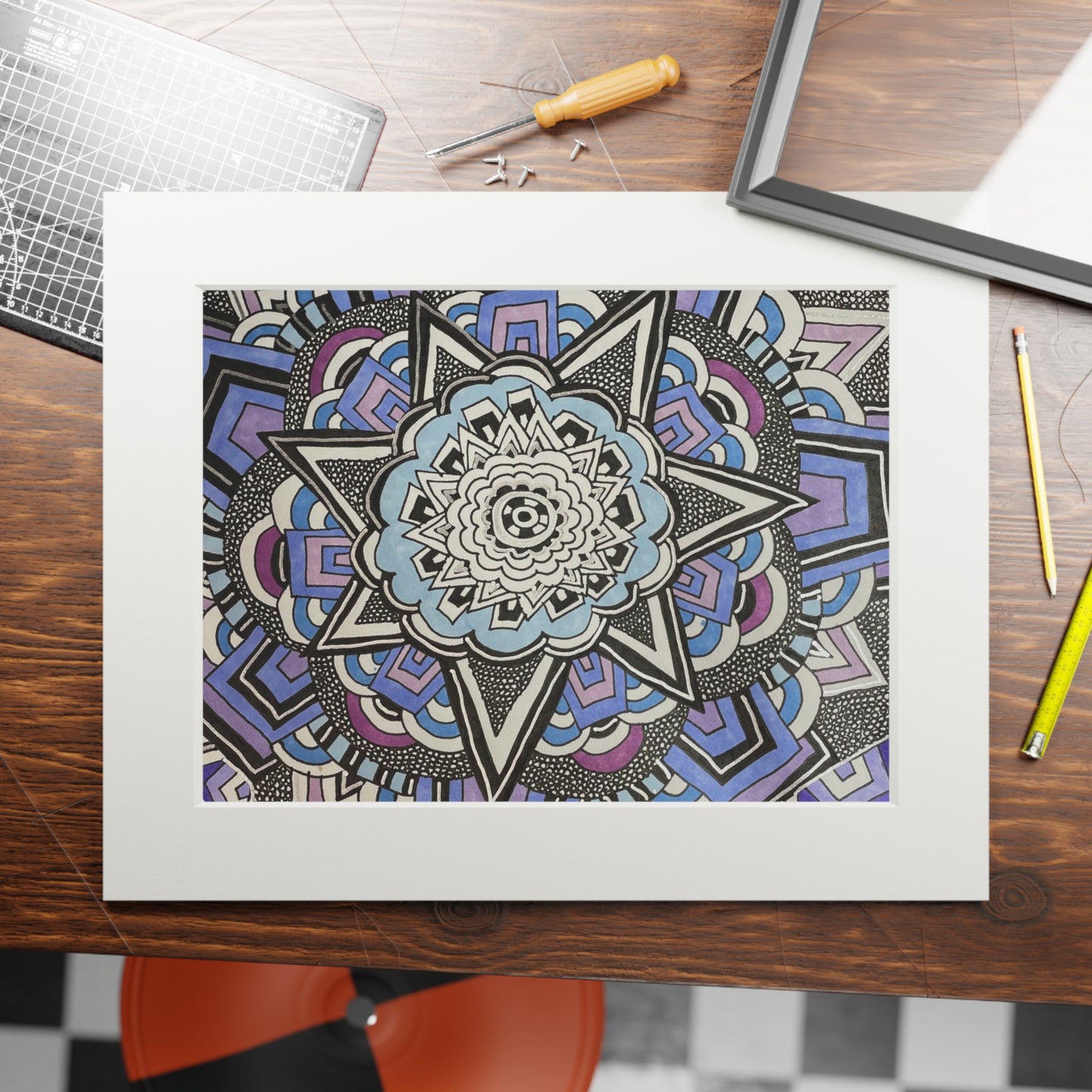 Fine Art Prints (Passepartout Paper Frame)