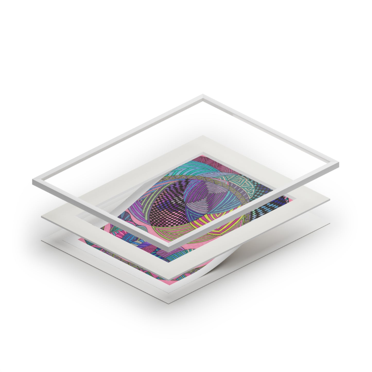 Fine Art Prints (Passepartout Paper Frame)