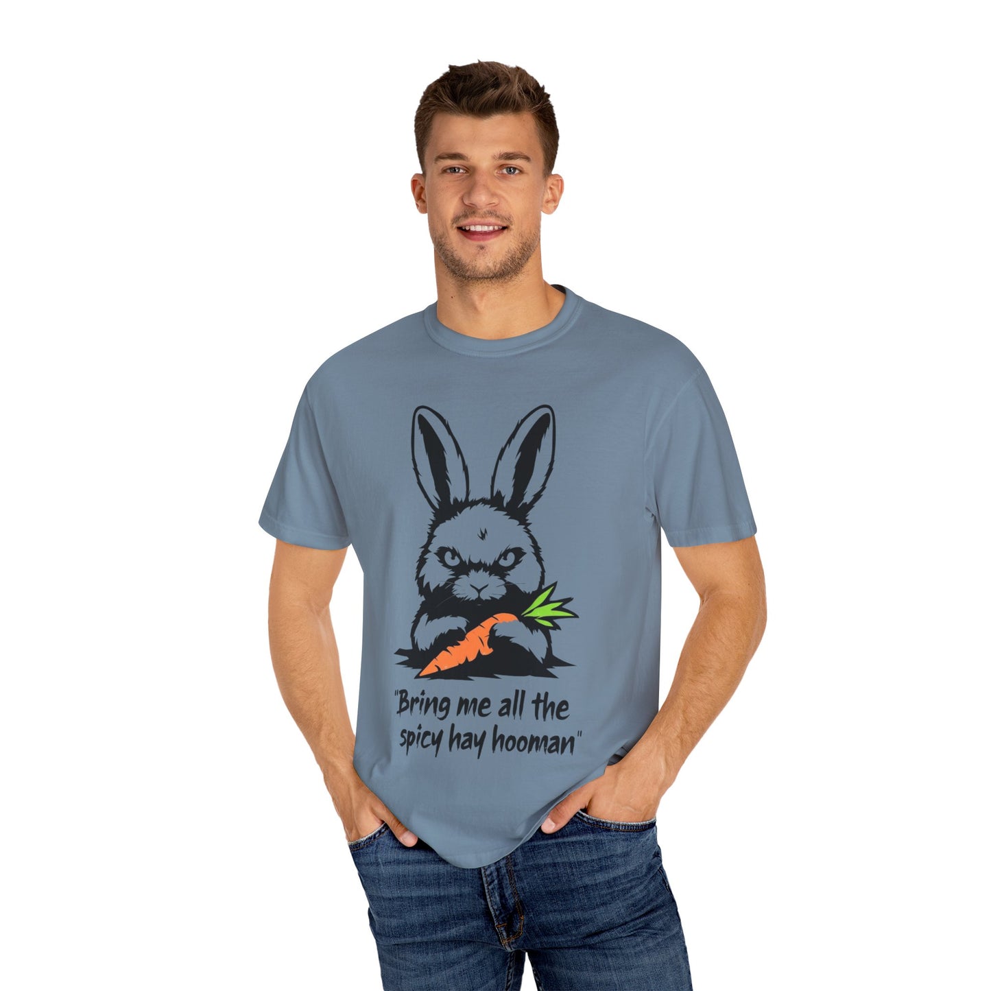 Funny Bunny Unisex T-shirt, Evil Rabbit Tee, Bunny Lover Gift, Rabbit Graphic Shirt, Animal Theme Top