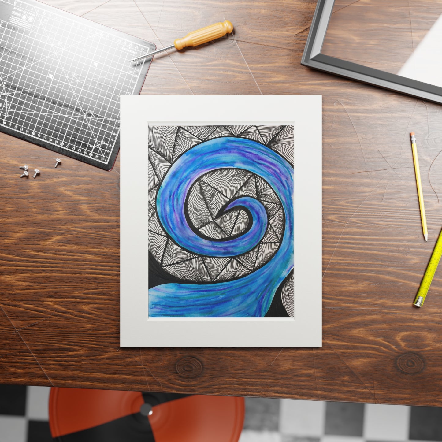Fine Art Prints (Passepartout Paper Frame)
