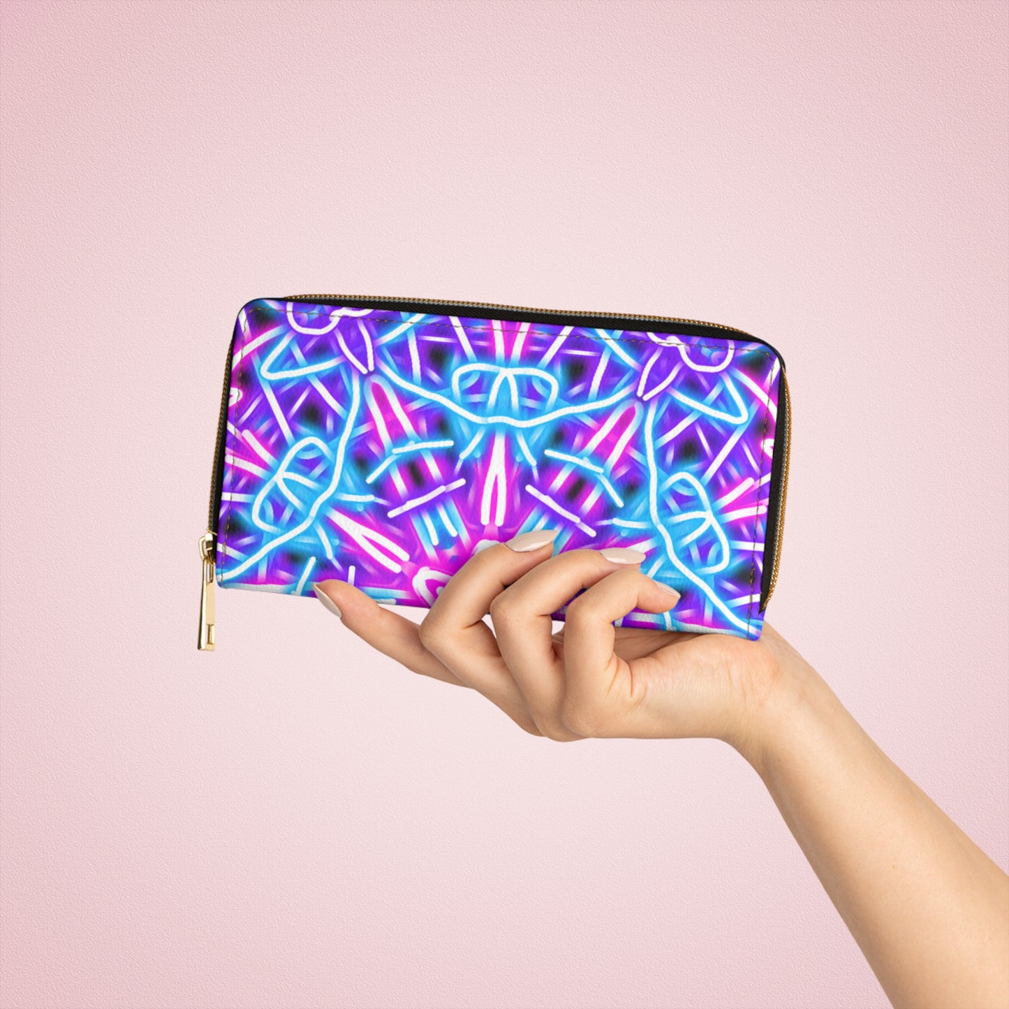Kaleidoscopes design Zipper Wallet