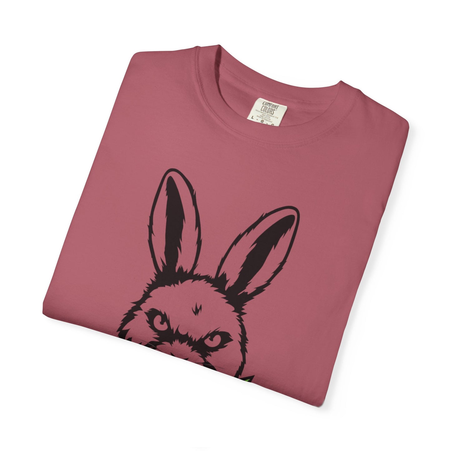 Funny Bunny Unisex T-shirt, Evil Rabbit Tee, Bunny Lover Gift, Rabbit Graphic Shirt, Animal Theme Top